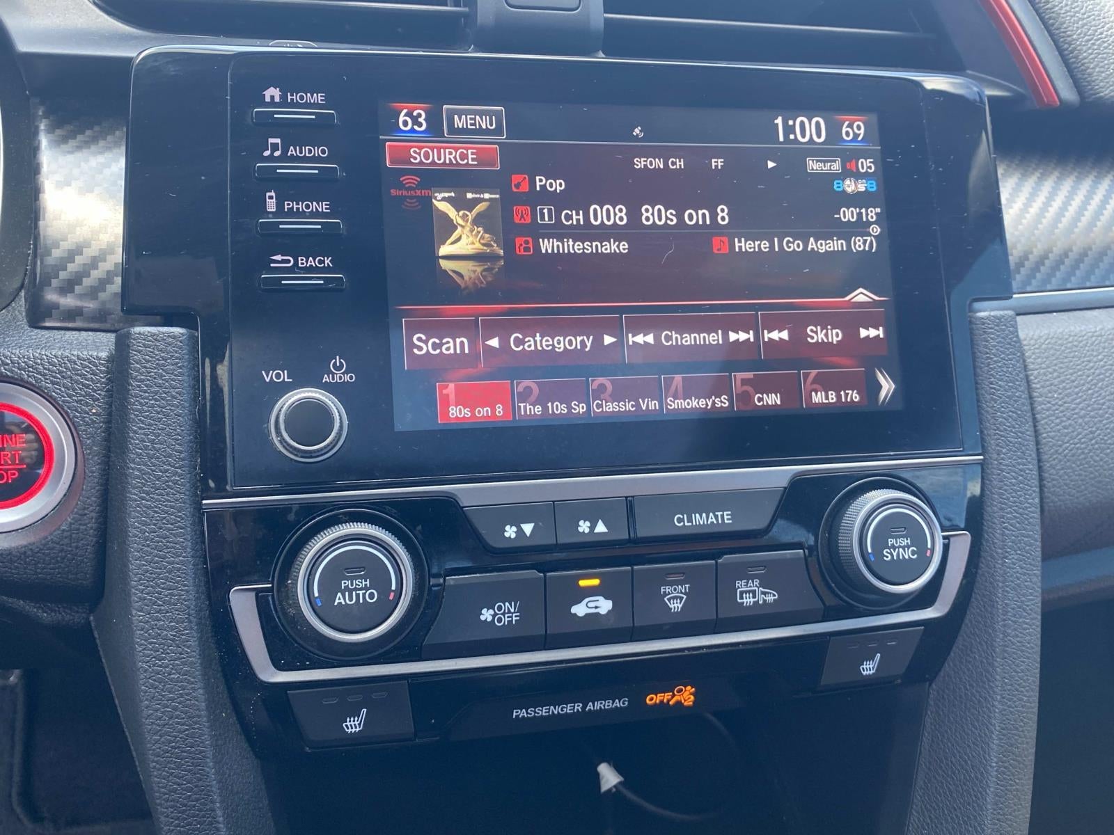 2020 Honda Civic Si Coupe Manual w/Summer Tires